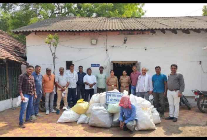 प्रतिबंधित तंबाखू विक्रेत्यावर रामनगर पोलिसांचा धडक छापा : साडेपाच लाखांचा मुद्देमाल जप्त